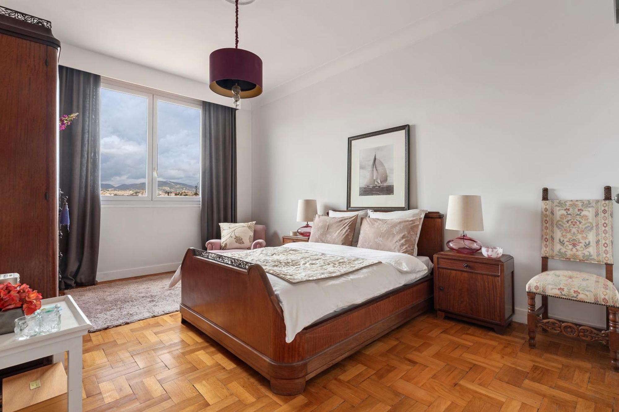 Unique Sea View Apartment, Center, 100M2 نيس المظهر الخارجي الصورة