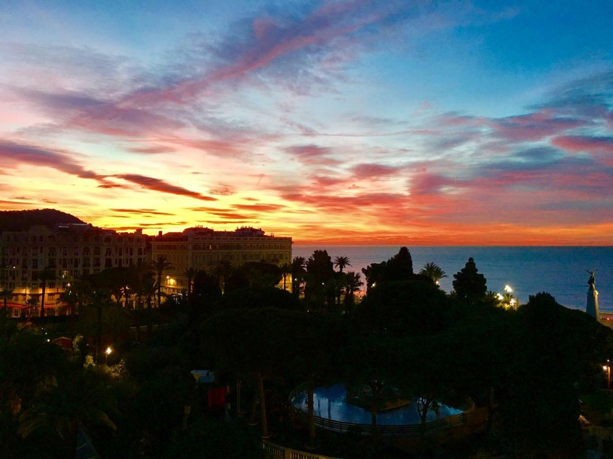 Unique Sea View Apartment, Center, 100M2 نيس المظهر الخارجي الصورة